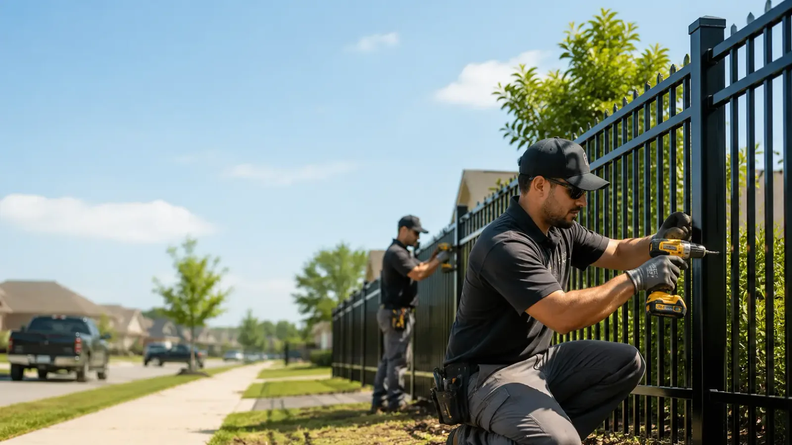 Metal Fence Installation in Red Bay, AL